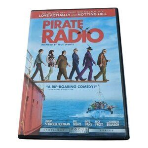 PIRATE RADIO (DVD, 2009) Movie British‎ Rock Comedy Drama Philip Seymour Hoffman